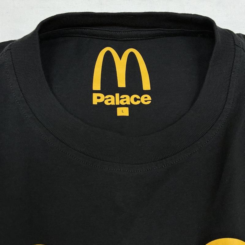 パレス PALACE Tシャツ 半袖 23AW McDonald s マクドナルド 日本未発売 コラボ Tシャツ L メンズ USED 古着 中古 50167918