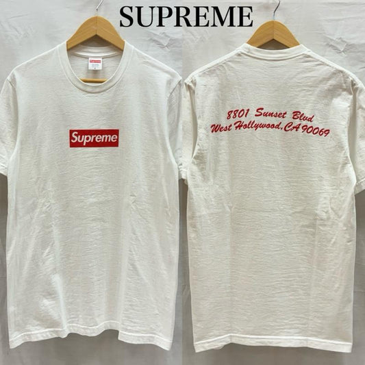 シュプリーム Supreme Tシャツ 半袖 23ss LA West Hollywood Box Logo Tee ウエストハリウッド LA店オープン記念 ボックスロゴ Tシャツ S メンズ USED 古着 中古 50167921