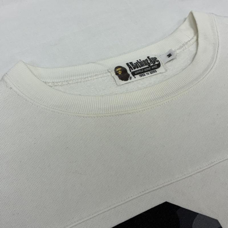 アベイシングエイプ A BATHING APE Tシャツ 長袖 93 カモフラ ナンバリング フットボール Tシャツ M メンズ USED 古着 中古 50167922