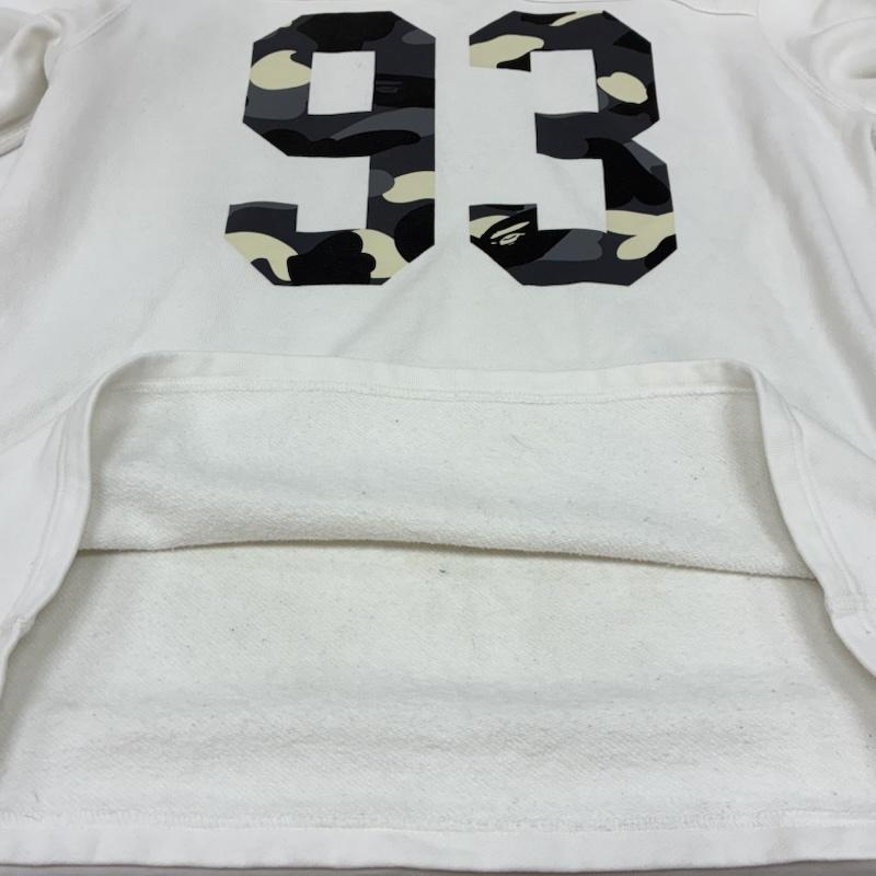 アベイシングエイプ A BATHING APE Tシャツ 長袖 93 カモフラ ナンバリング フットボール Tシャツ M メンズ USED 古着 中古 50167922