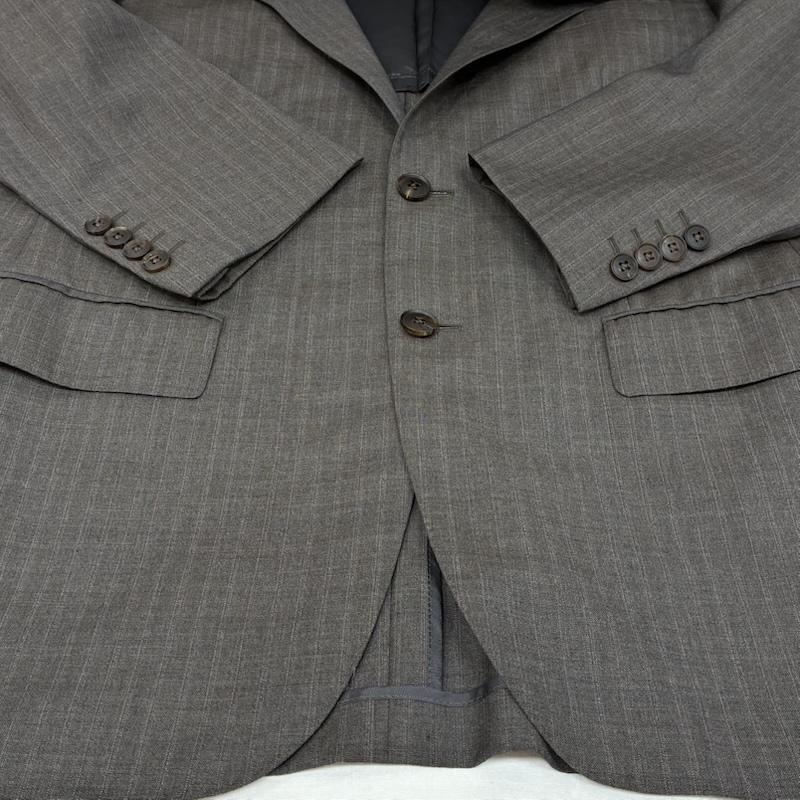 バーバリーロンドン Burberry London スーツ スーツ オールド ストライプ シングル 2B テーラード ジャケット 2タック スラックス セットアップ スーツ - メンズ USED 古着 中古 50167931