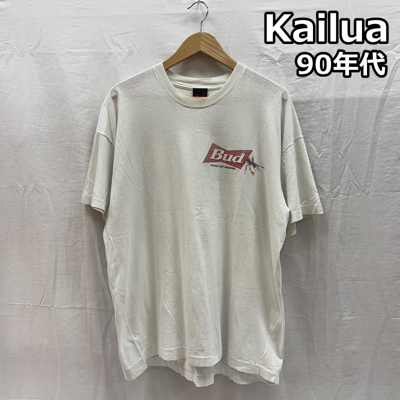 古着 USED Tシャツ 半袖 Kailua カイルア 90年代 ビンテージ Budweiser バドワイザー ビアー Tシャツ 90s VINTAGE XL メンズ USED 古着 中古 50167933