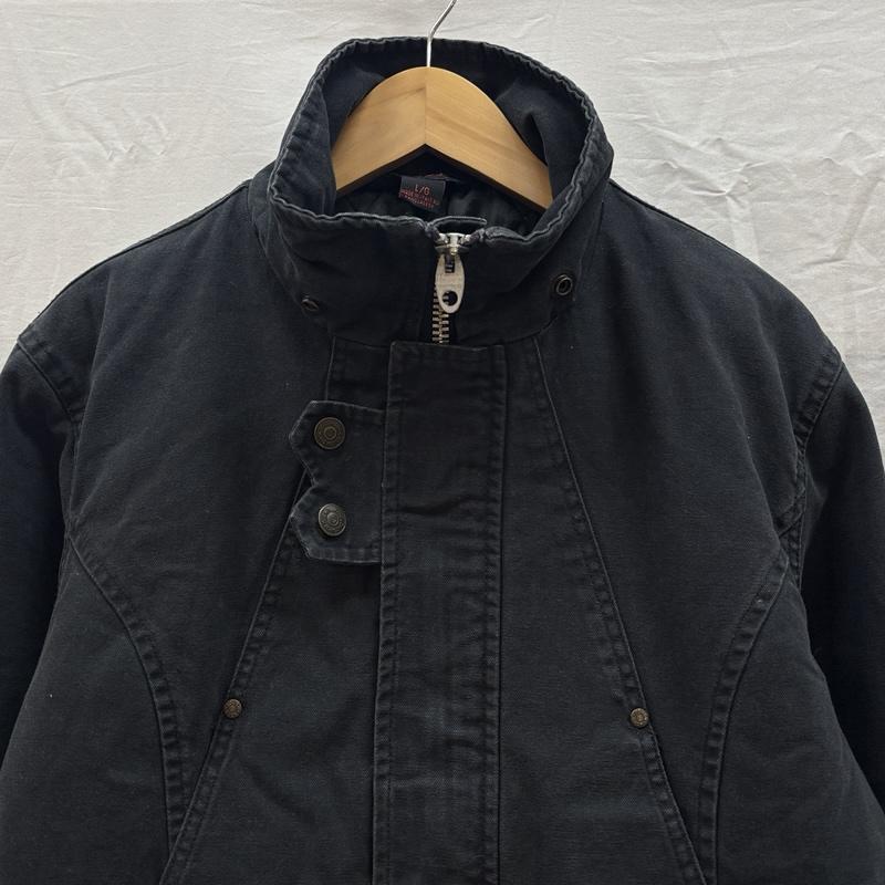 古着 USED ジャケット、上着 ジャンパー、ブルゾン TOUGH DUCK タフダック ワーク ジャケット 中綿 LIGHTNING ZIP L 黒 / ブラック / black メンズ USED 古着 中古 50167935