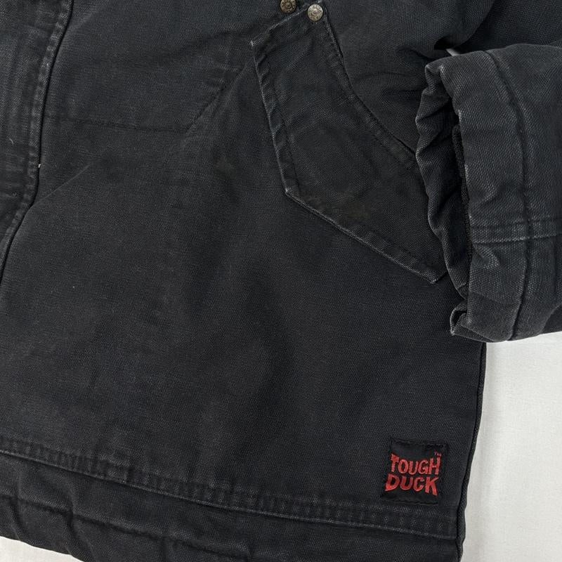 古着 USED ジャケット、上着 ジャンパー、ブルゾン TOUGH DUCK タフダック ワーク ジャケット 中綿 LIGHTNING ZIP L 黒 / ブラック / black メンズ USED 古着 中古 50167935