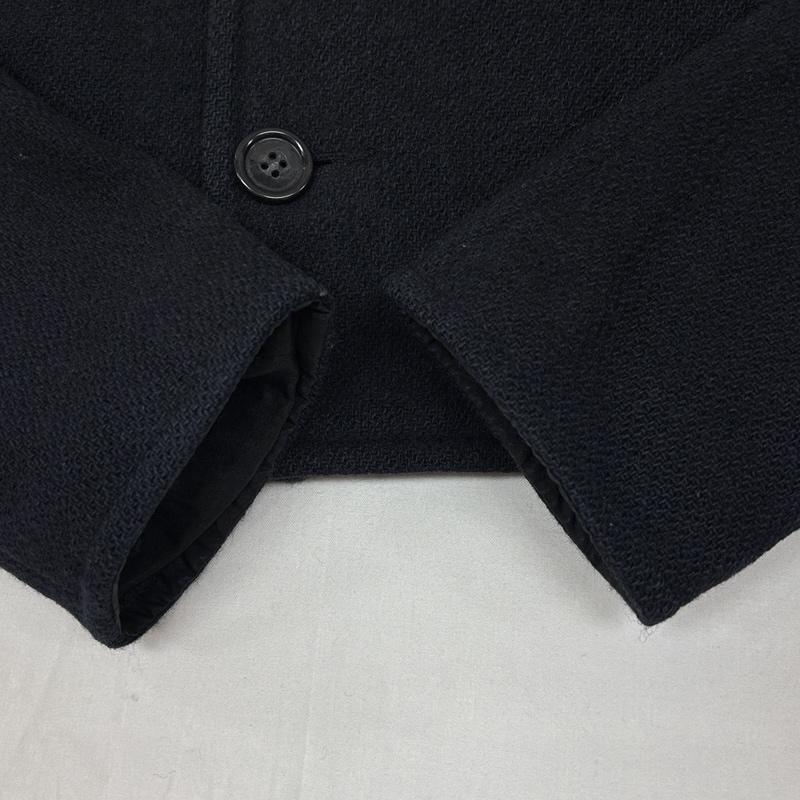 ジョンソン ウーレン ミルズ Johnson Woolen Mills ジャケット、上着 ジャンパー、ブルゾン ウール ジャケット スタンドカラー - 紺 / ネイビー / navy メンズ USED 古着 中古 50167936