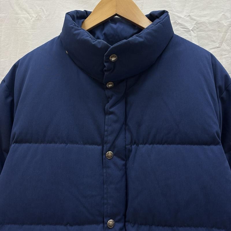 ザノースフェイス THE NORTH FACE ジャケット、上着 ダウンジャケット 80年代 ビンテージ USA製 茶タグ ダウン ジャケット 80s VINTAGE L 紺 / ネイビー / navy メンズ USED 古着 中古 50167937