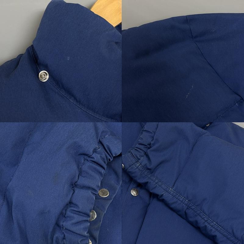 ザノースフェイス THE NORTH FACE ジャケット、上着 ダウンジャケット 80年代 ビンテージ USA製 茶タグ ダウン ジャケット 80s VINTAGE L 紺 / ネイビー / navy メンズ USED 古着 中古 50167937