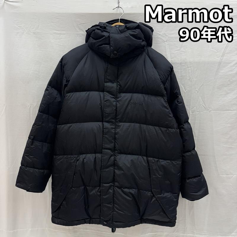 マーモット Marmot ジャケット、上着 ダウンジャケット 90年代 ビンテージ GORE DRYLOFT ダウン ジャケット フード取り外し可 90s VINTAGE S 黒 / ブラック / black メンズ USED 古着 中古 50167940