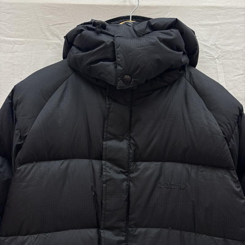 マーモット Marmot ジャケット、上着 ダウンジャケット 90年代 ビンテージ GORE DRYLOFT ダウン ジャケット フード取り外し可 90s VINTAGE S 黒 / ブラック / black メンズ USED 古着 中古 50167940