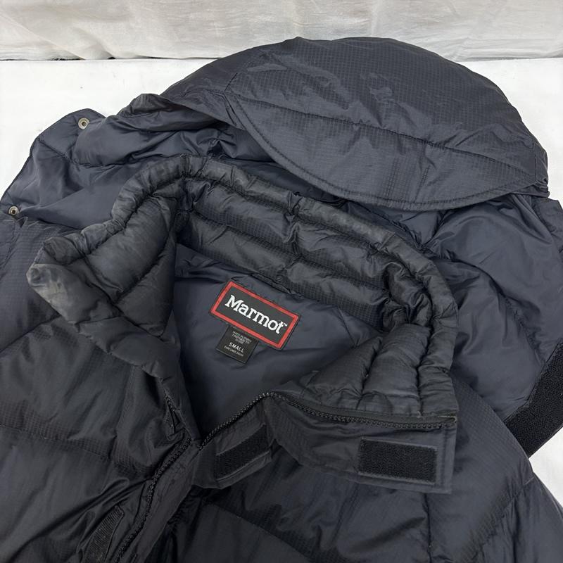 マーモット Marmot ジャケット、上着 ダウンジャケット 90年代 ビンテージ GORE DRYLOFT ダウン ジャケット フード取り外し可 90s VINTAGE S 黒 / ブラック / black メンズ USED 古着 中古 50167940