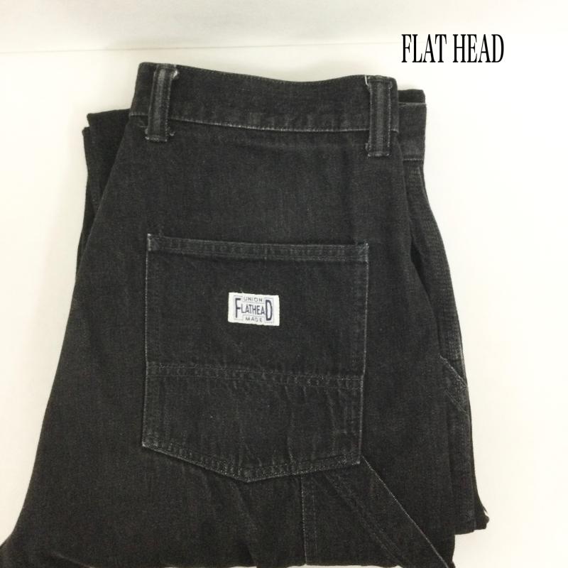 フラットヘッド FLATHEAD パンツ デニム、ジーンズ flat head　デニム ペインターパンツ XL 無地 黒 / ブラック / black メンズ USED 古着 中古 50167943