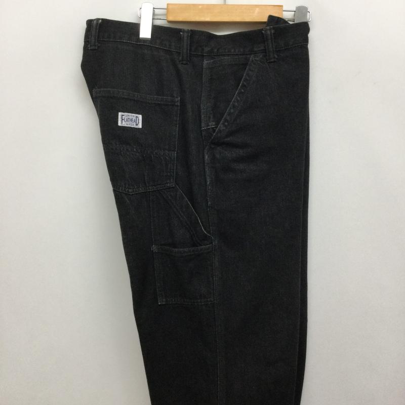 フラットヘッド FLATHEAD パンツ デニム、ジーンズ flat head　デニム ペインターパンツ XL 無地 黒 / ブラック / black メンズ USED 古着 中古 50167943