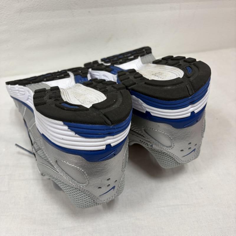 ナイキ NIKE スニーカー スニーカー P-6000 メタリック シルバー ローカット ロゴ メッシュ スニーカー 27.0cm ロゴ、文字 銀 / シルバー / silver color X 青 / ブルー / blue メンズ USED 古着 中古 50167945
