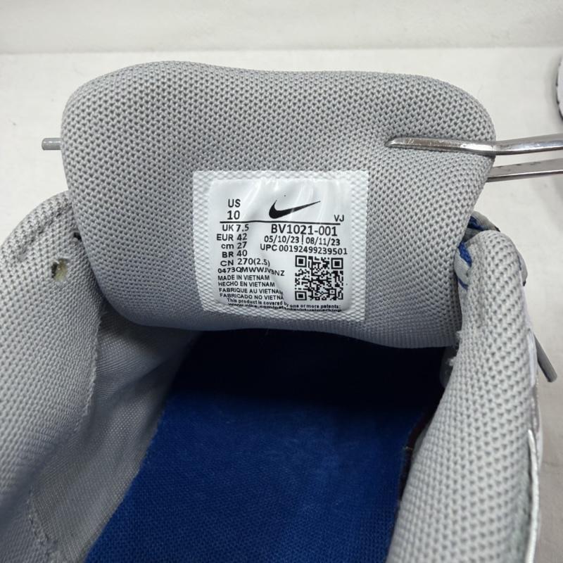 ナイキ NIKE スニーカー スニーカー P-6000 メタリック シルバー ローカット ロゴ メッシュ スニーカー 27.0cm ロゴ、文字 銀 / シルバー / silver color X 青 / ブルー / blue メンズ USED 古着 中古 50167945