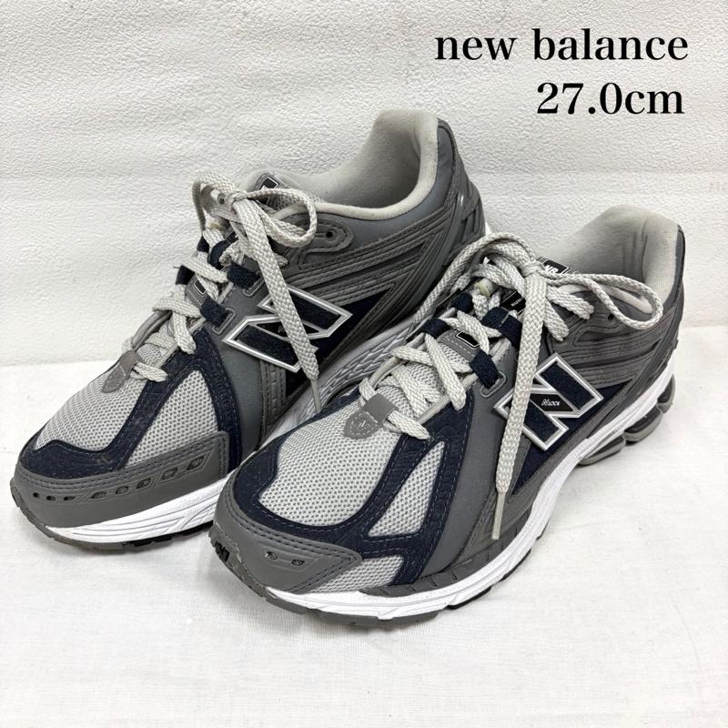 ニューバランス New Balance スニーカー スニーカー M1906RC ロゴ メッシュ スウェード レザー スニーカー ランニング 27.0cm ロゴ、文字 灰 / グレー / gray メンズ USED 古着 中古 50167947