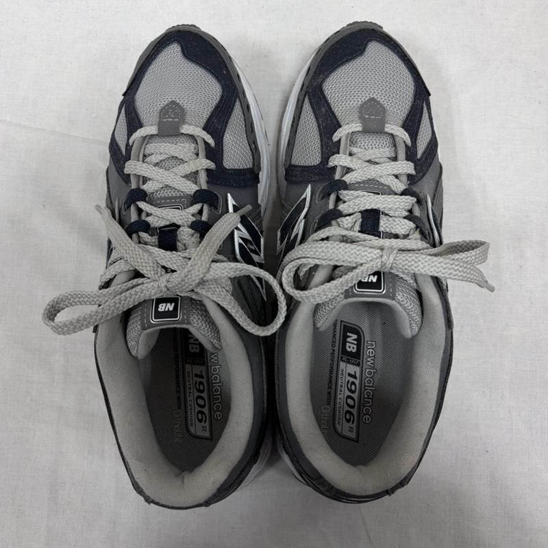 ニューバランス New Balance スニーカー スニーカー M1906RC ロゴ メッシュ スウェード レザー スニーカー ランニング 27.0cm ロゴ、文字 灰 / グレー / gray メンズ USED 古着 中古 50167947