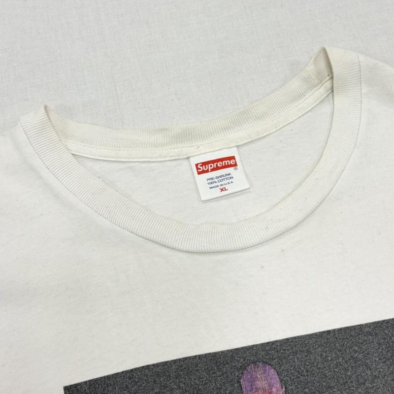 シュプリーム Supreme Tシャツ 半袖 2PAC グラフィックフォトプリント 半袖 Tシャツ XL プリント 白 / ホワイト / white X 黒 / ブラック / black メンズ USED 古着 中古 50167948