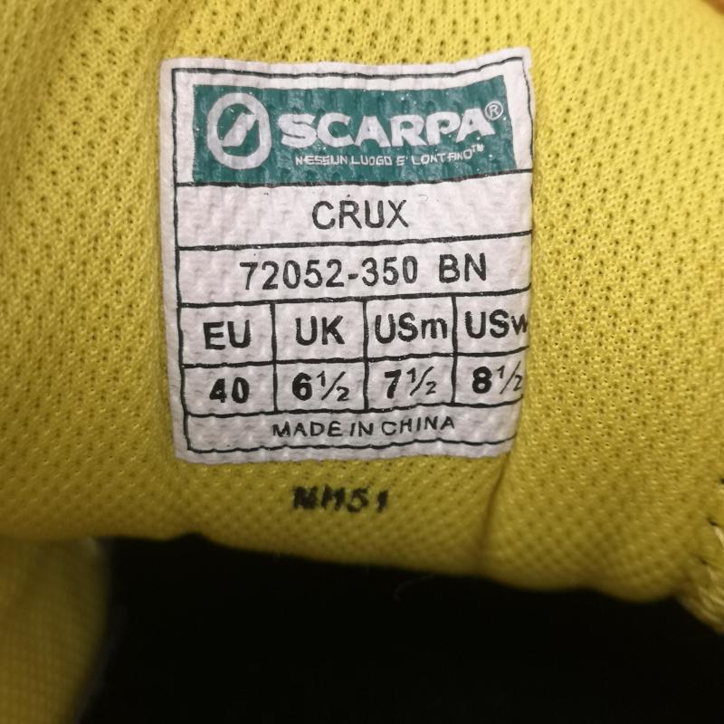 古着 USED スニーカー スニーカー SCARPA CRUX スカルパ クラックス アプローチ シューズ UK：6.5 青 / ブルー / blue メンズ USED 古着 中古 50167951