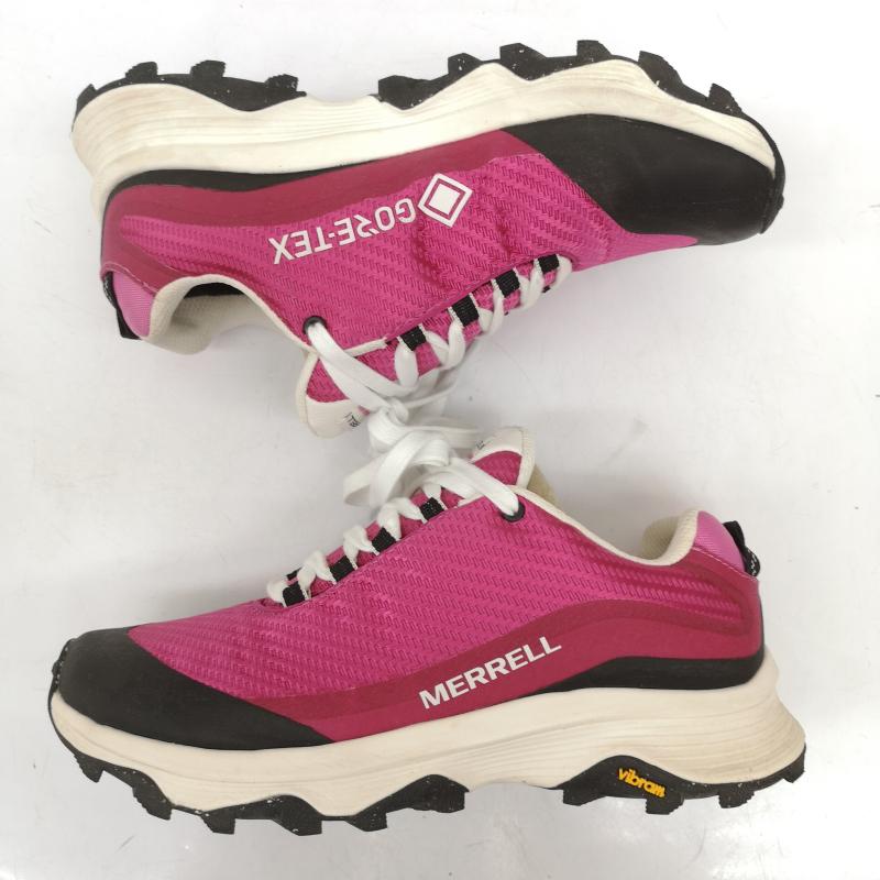 メレル MERRELL スニーカー スニーカー J067672 Moab Speed Storm モアブ スピードストーム Gore-Tex ハイキング シューズ 25.0cm 桃 / ピンク / pink レディース USED 古着 中古 50167952