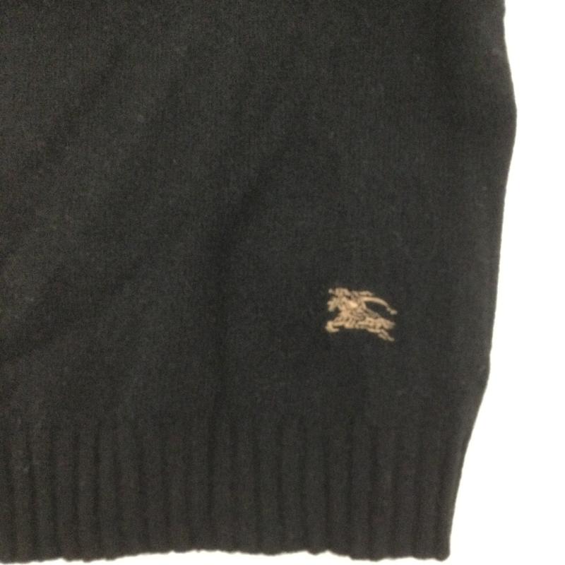 バーバリー・ブルーレーベル BURBERRY BLUE LABEL ニット、セーター 半袖 burberry blue label FBF61-573 ニット　ウール　カシミア　タートル M ワンポイント 黒 / ブラック / black レディース USED 古着 中古 50167953