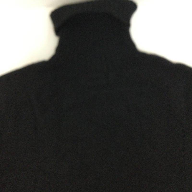 バーバリー・ブルーレーベル BURBERRY BLUE LABEL ニット、セーター 半袖 burberry blue label FBF61-573 ニット　ウール　カシミア　タートル M ワンポイント 黒 / ブラック / black レディース USED 古着 中古 50167953