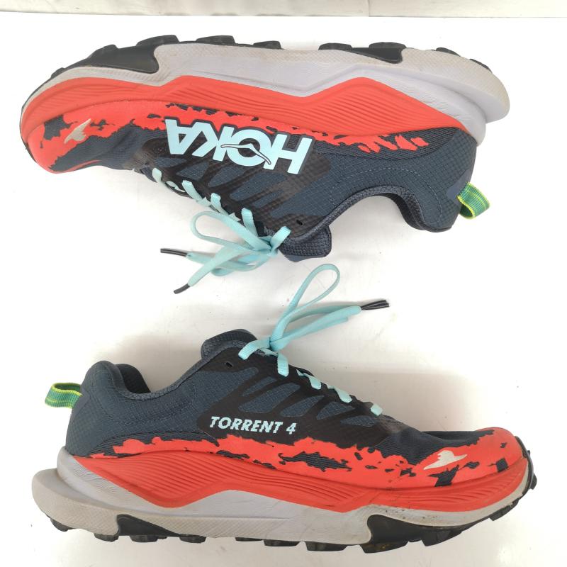 ホカ オネオネ HOKA ONEONE スニーカー スニーカー 1155115-SSC TORRENT 4 トレント トレイル ランニング シューズ 27.0cm 紺 / ネイビー / navy メンズ USED 古着 中古 50167954