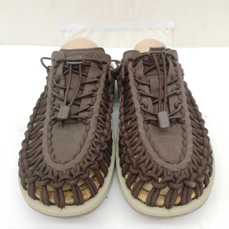 キーン KEEN サンダル サンダル 1028666 UNEEK II CONVERTIBLE ユニーク ツー コンバーチブル スニーカー サンダル 2way 天然コルク 27.0cm 茶 / ブラウン / brown メンズ USED 古着 中古 50167956