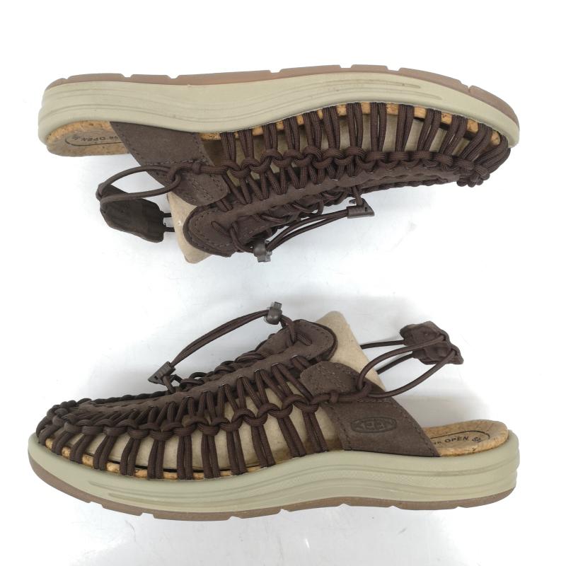 キーン KEEN サンダル サンダル 1028666 UNEEK II CONVERTIBLE ユニーク ツー コンバーチブル スニーカー サンダル 2way 天然コルク 27.0cm 茶 / ブラウン / brown メンズ USED 古着 中古 50167956