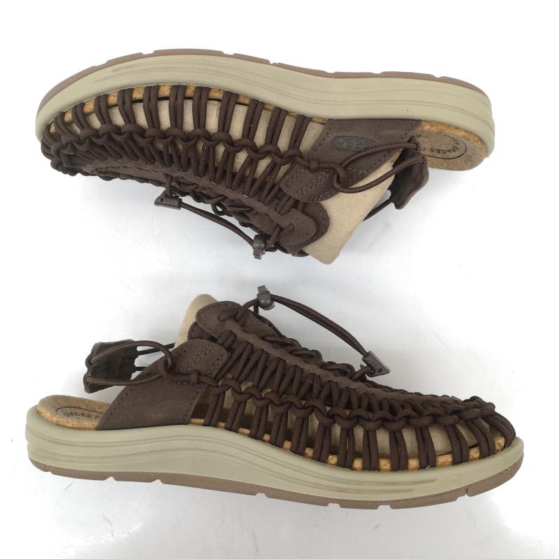 キーン KEEN サンダル サンダル 1028666 UNEEK II CONVERTIBLE ユニーク ツー コンバーチブル スニーカー サンダル 2way 天然コルク 27.0cm 茶 / ブラウン / brown メンズ USED 古着 中古 50167956