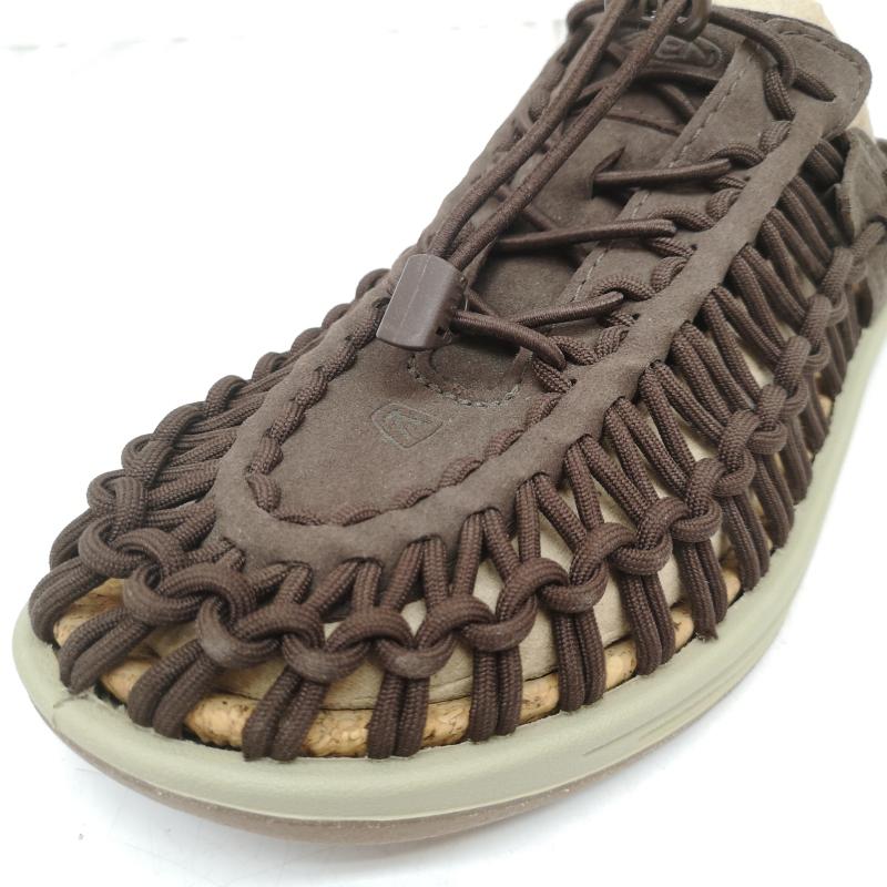 キーン KEEN サンダル サンダル 1028666 UNEEK II CONVERTIBLE ユニーク ツー コンバーチブル スニーカー サンダル 2way 天然コルク 27.0cm 茶 / ブラウン / brown メンズ USED 古着 中古 50167956