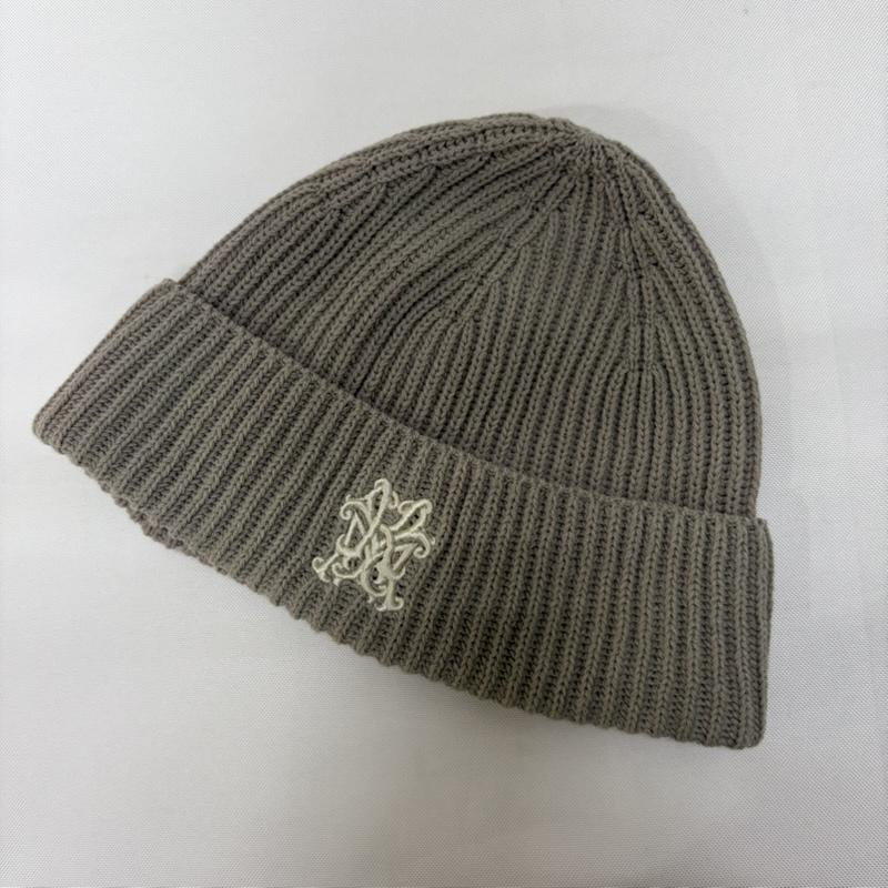 古着 USED 帽子 ニット帽 CA4LA x KAMIYA KMY Beanie カミヤ カシラ ビーニー g16ca106-0 FREE ロゴ、文字 X 刺繍 ベージュ / ベージュ / beige メンズ USED 古着 中古 50167962
