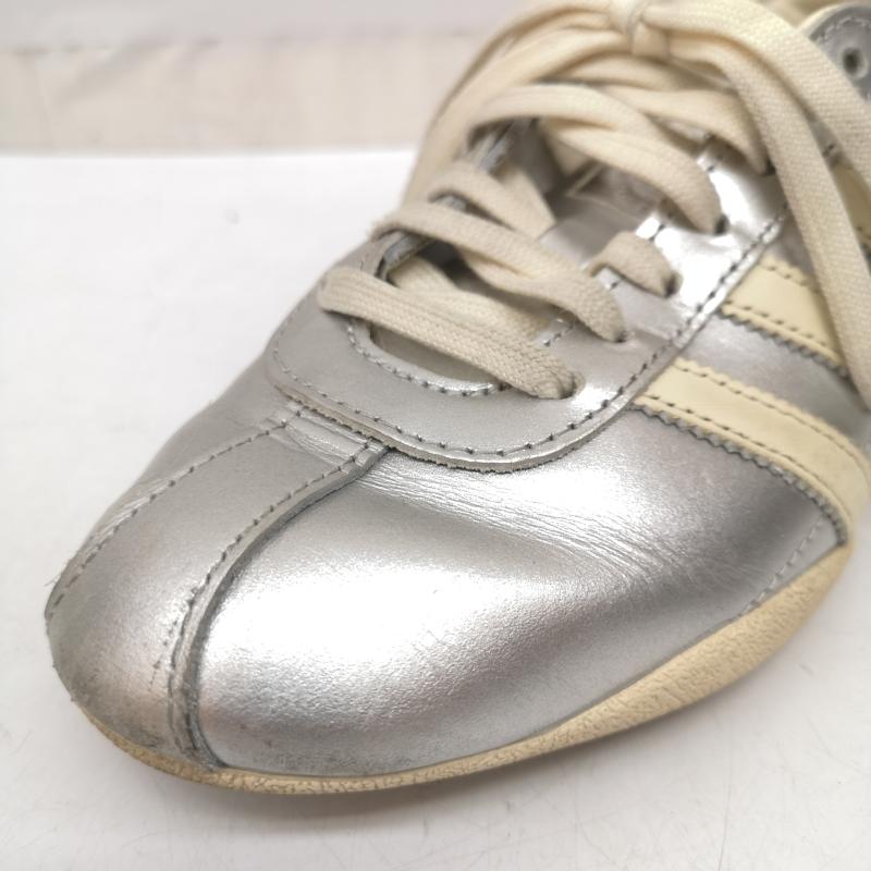 アディダス adidas スニーカー スニーカー JQ0593 アディダス オリジナルス トーキョ― レザー スニーカー 24.0cm 銀 / シルバー / silver color レディース USED 古着 中古 50167970