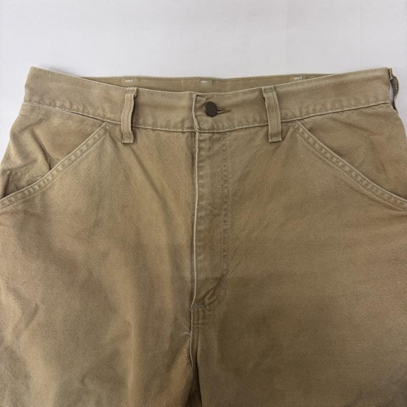 カーハート Carhartt パンツ ワークパンツ、ペインターパンツ USA製 ペインターパンツ beige ワークパンツ - ロゴ、文字 ベージュ / ベージュ / beige メンズ USED 古着 中古 50167971