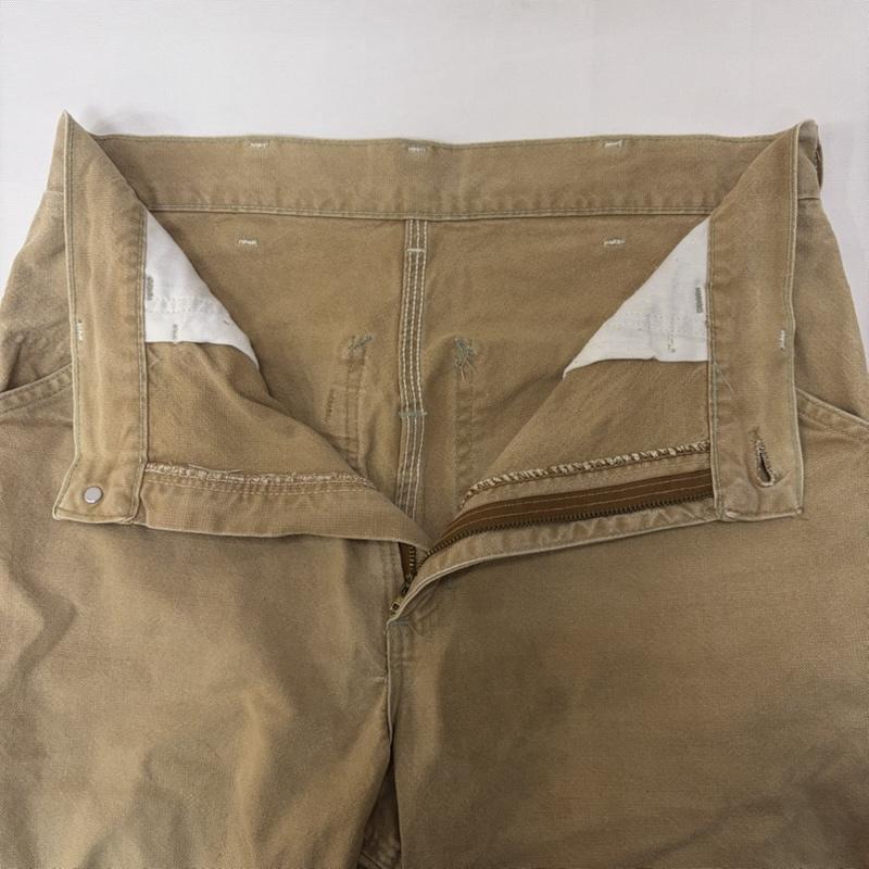 カーハート Carhartt パンツ ワークパンツ、ペインターパンツ USA製 ペインターパンツ beige ワークパンツ - ロゴ、文字 ベージュ / ベージュ / beige メンズ USED 古着 中古 50167971
