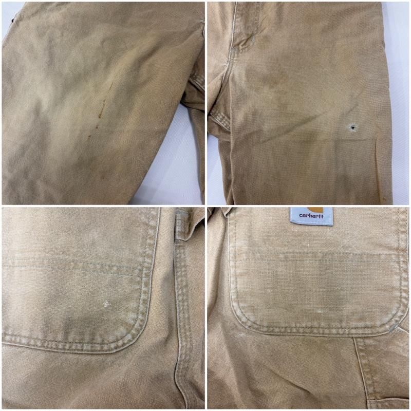 カーハート Carhartt パンツ ワークパンツ、ペインターパンツ USA製 ペインターパンツ beige ワークパンツ - ロゴ、文字 ベージュ / ベージュ / beige メンズ USED 古着 中古 50167971