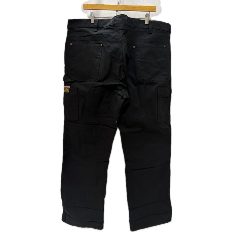 ベンデイビス BEN DAVIS パンツ ワークパンツ、ペインターパンツ ペインターパンツ black 42×32 ブラックチノパンツ 42 ロゴ、文字 黒 / ブラック / black メンズ USED 古着 中古 50167972