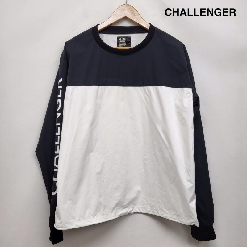 チャレンジャー CHALLENGER カットソー 長袖 TECHNICAL LAYER JACKET ジャケット S ナイロン CLG-JK 020-006 S 白 / ホワイト / white X 黒 / ブラック / black メンズ USED 古着 中古 50167978