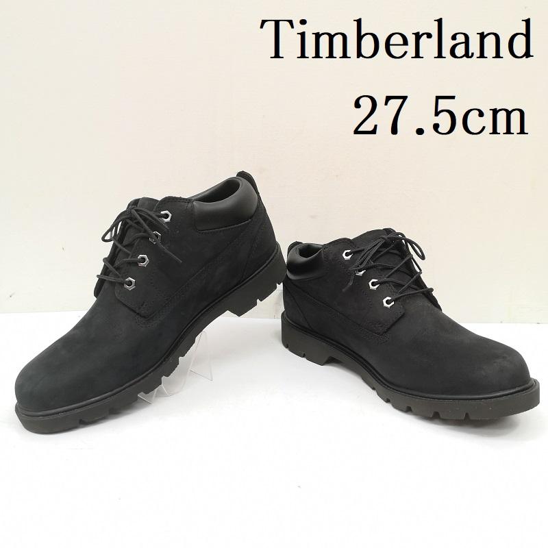 ティンバーランド Timberland ブーツ 一般 TB1A4422001 オックスフォード クラシック WP ヌバック レザー ブーツ シューズ 27.5cm 黒 / ブラック / black メンズ USED 古着 中古 50167980