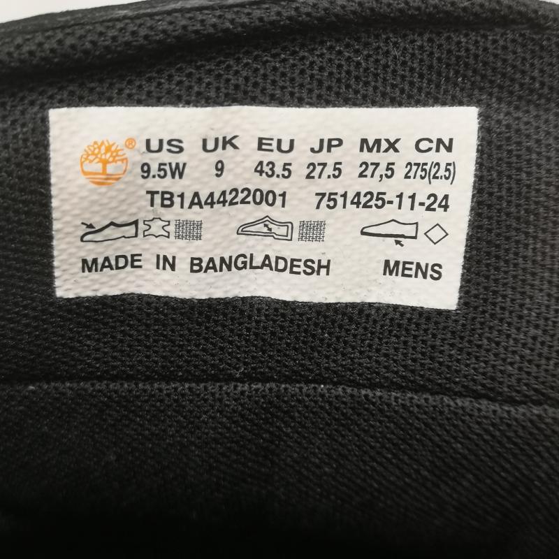 ティンバーランド Timberland ブーツ 一般 TB1A4422001 オックスフォード クラシック WP ヌバック レザー ブーツ シューズ 27.5cm 黒 / ブラック / black メンズ USED 古着 中古 50167980