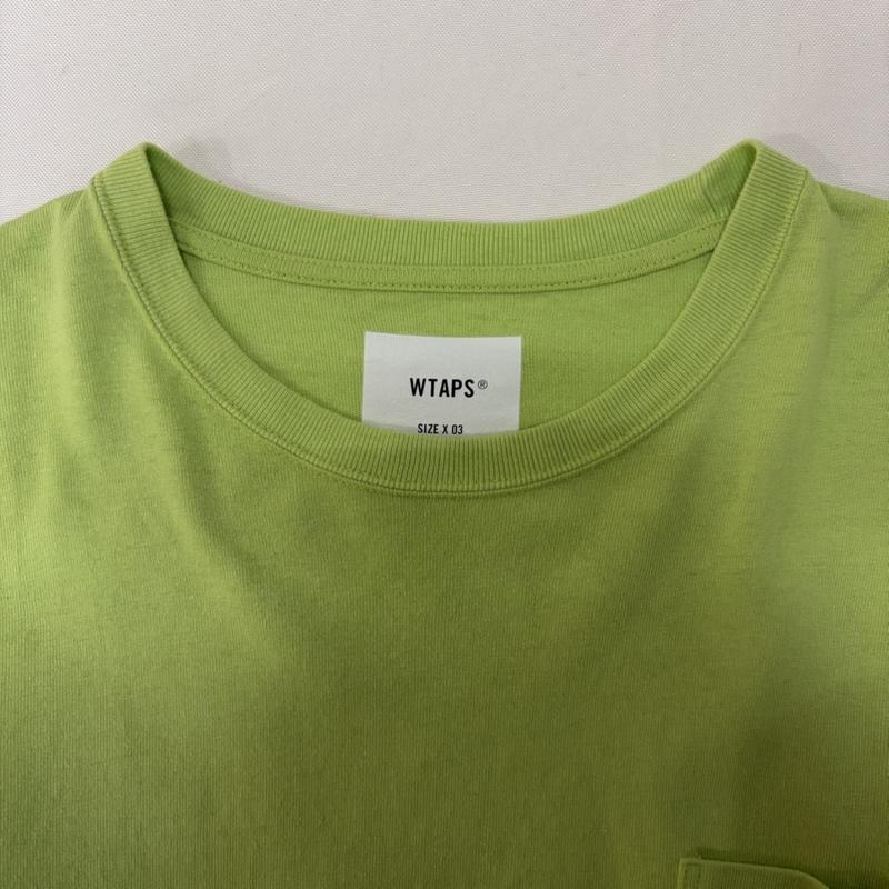 ダブルタップス WTAPS Tシャツ 長袖 241ATDT-CSM12 OBJ 01 / LS / COTTON. PRTC light green X03(L) 3 ロゴ、文字 薄緑 / ライトグリーン / メンズ USED 古着 中古 50167983