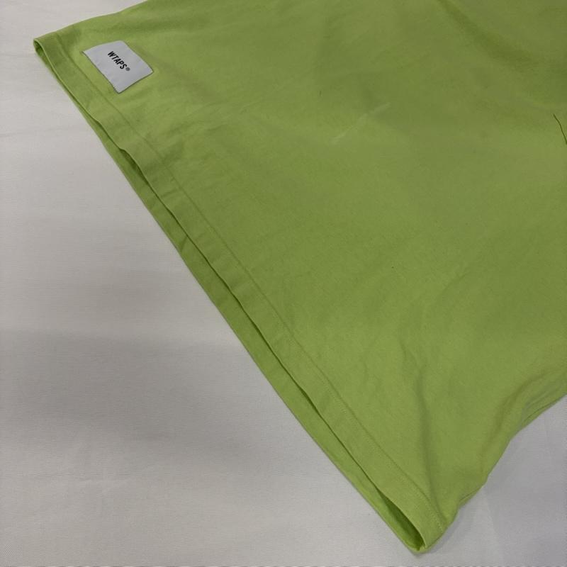 ダブルタップス WTAPS Tシャツ 長袖 241ATDT-CSM12 OBJ 01 / LS / COTTON. PRTC light green X03(L) 3 ロゴ、文字 薄緑 / ライトグリーン / メンズ USED 古着 中古 50167983