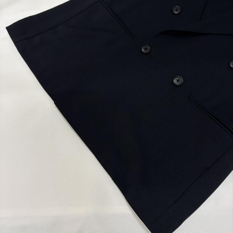 グリーンレーベルリラクシング green label relaxing スーツ パンツスーツ ダブルボタンジャケット 2タックパンツ セットアップ 2点セット black M M 無地 黒 / ブラック / black メンズ USED 古着 中古 50167988