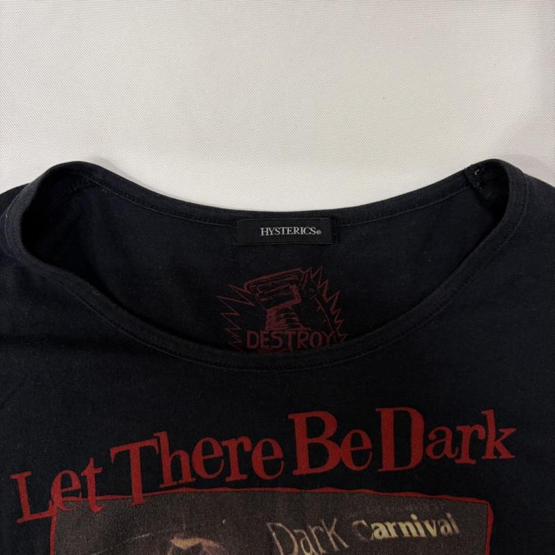 ヒステリックグラマー HYSTERIC GLAMOUR Tシャツ 半袖 DARK CARNIVAL フォトプリントTシャツ ドルマンTシャツ black FREE FREE  黒 / ブラック / black レディース USED 古着 中古 50167989