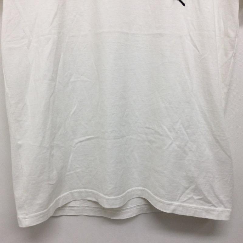 ジバンシィ GIVENCHY Tシャツ 半袖 ロゴ刺繍 SLIM FIT 半袖Tシャツ BM70LV3002 S ロゴ、文字 白 / ホワイト / white X 黒 / ブラック / black メンズ USED 古着 中古 50167990