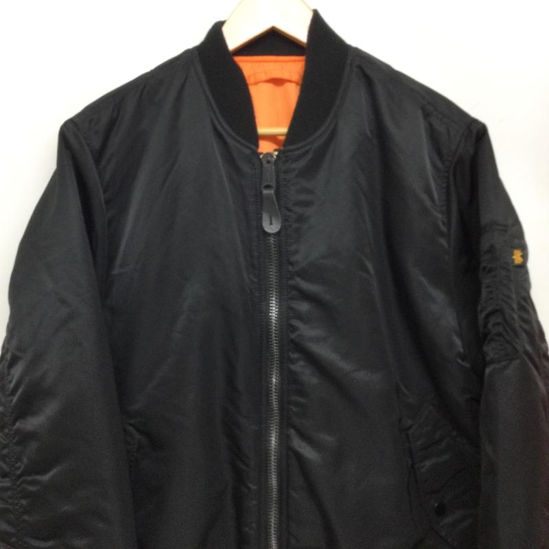 アルファ インダストリー Alpha Industries ジャケット、上着 フライトジャケット 20004-201 MA-1 フライトジャケット XL 無地 黒 / ブラック / black メンズ USED 古着 中古 50167992