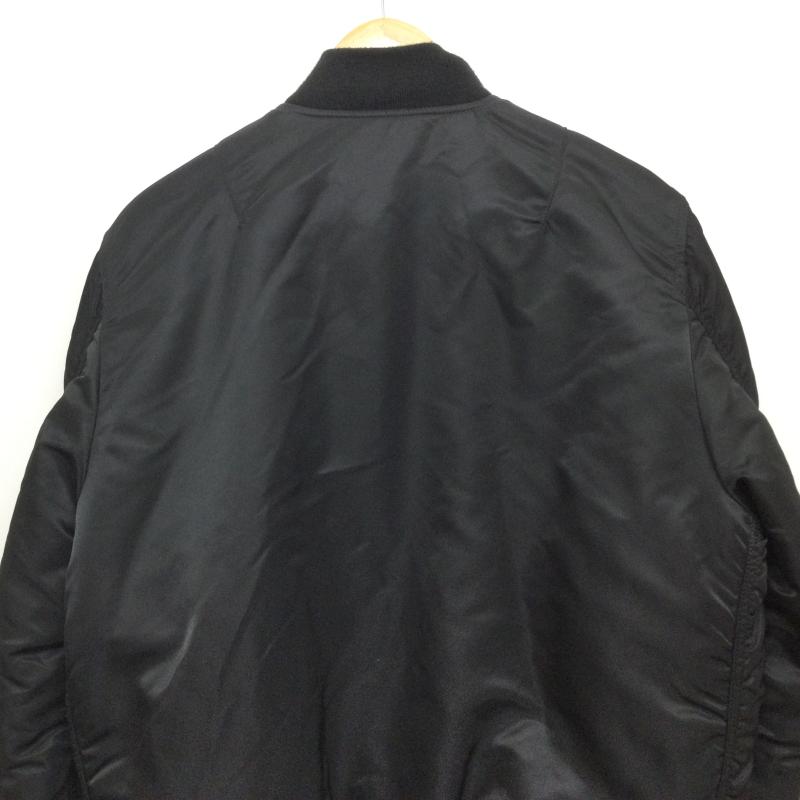 アルファ インダストリー Alpha Industries ジャケット、上着 フライトジャケット 20004-201 MA-1 フライトジャケット XL 無地 黒 / ブラック / black メンズ USED 古着 中古 50167992