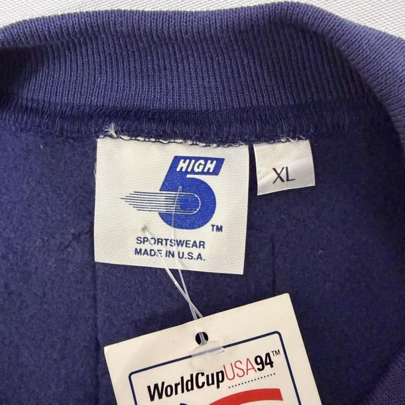 ヴィンテージ VINTAGE トレーナー 長袖 USA製 1994 fifa world cup crew neck sweat デッドストック navy XL XL 刺繍 X ロゴ、文字 紺 / ネイビー / navy メンズ USED 古着 中古 50167995