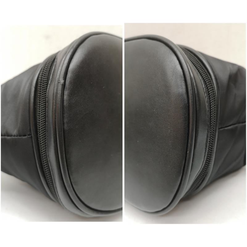 シャネル CHANEL ファッション小物 ファッション小物 ノベルティ 化粧ポーチ 2段式 ナイロン 黒 / ブラック / black メンズ USED 古着 中古 50167996