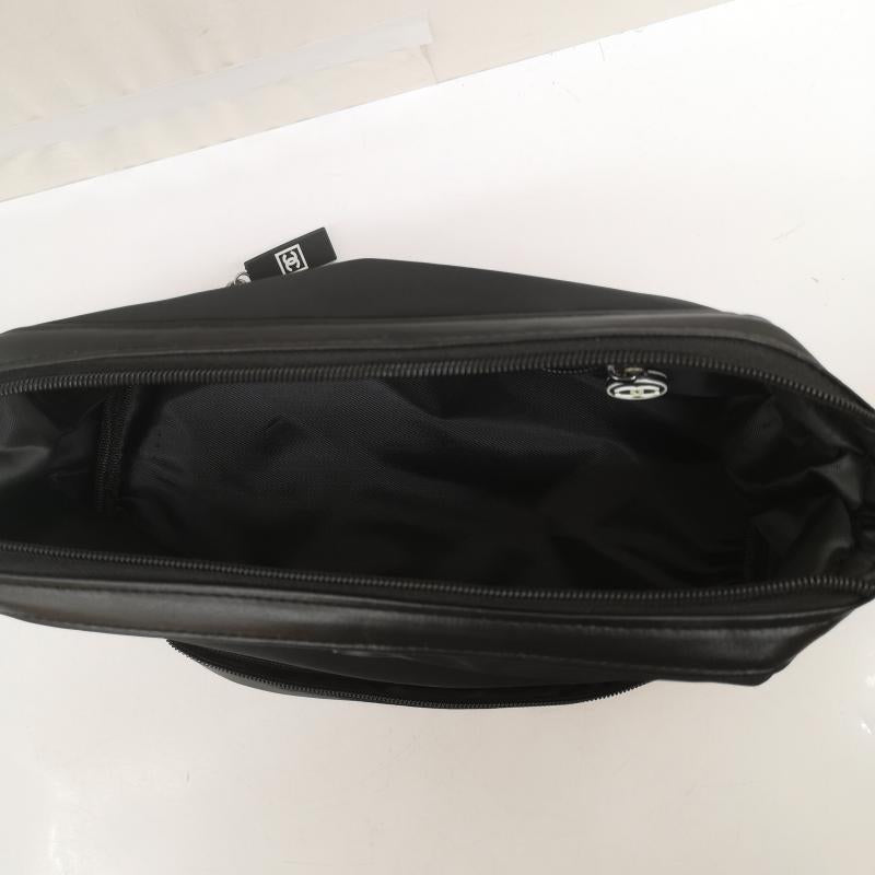 シャネル CHANEL ファッション小物 ファッション小物 ノベルティ 化粧ポーチ 2段式 ナイロン 黒 / ブラック / black メンズ USED 古着 中古 50167996