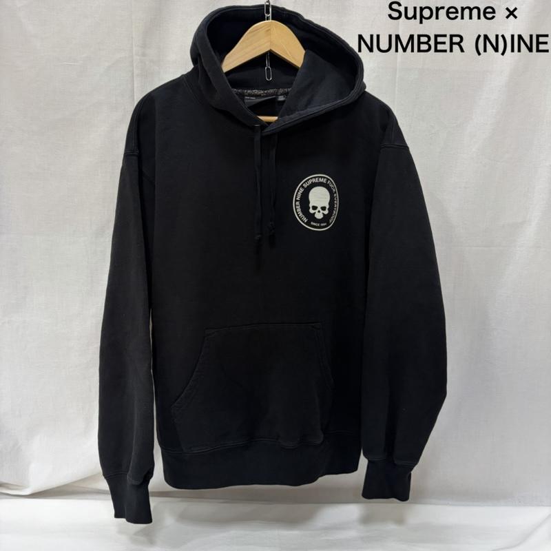 シュプリーム Supreme パーカー 長袖 25AW Supreme×NUMBER (N)ine Hooded Sweatshirt BLACK S S スカル 黒 / ブラック / black メンズ USED 古着 中古 50167998